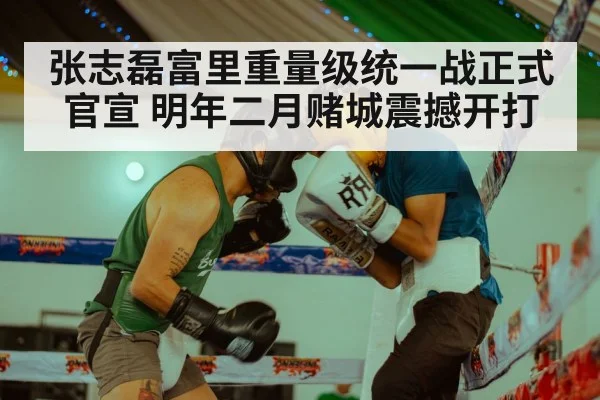 张志磊富里重量级统一战正式官宣 明年二月赌城震撼开打